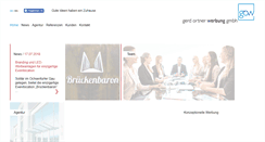 Desktop Screenshot of ortner-werbung.de