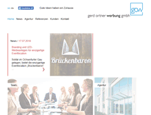 Tablet Screenshot of ortner-werbung.de